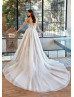 Beaded Embroidery Lace Tulle Dreamy Princess Wedding Dress